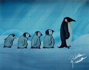NEW! Penguin Family by Rick Fravor
