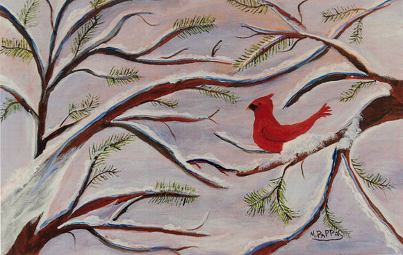 New! Winter Cardinal by Margaret Pappas