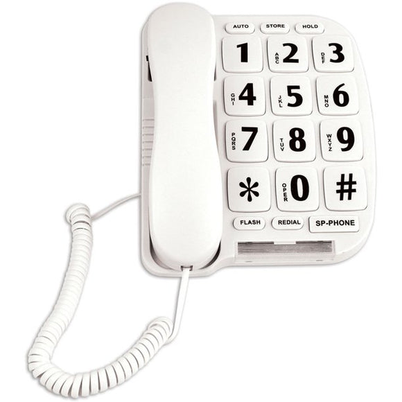 Big Button Telephone (White)
