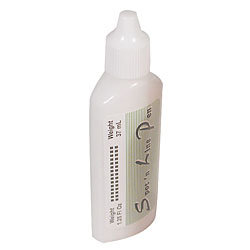Bottle of White Spot-n-Line tactile marking paint.